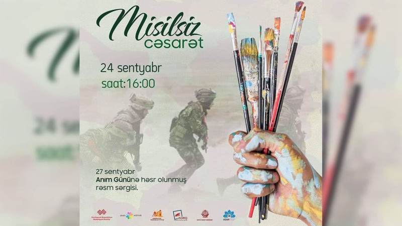 Bakıda Vətən Müharibəsi qəhrəmanlarının xatirəsinə sərgi baş tutacaq