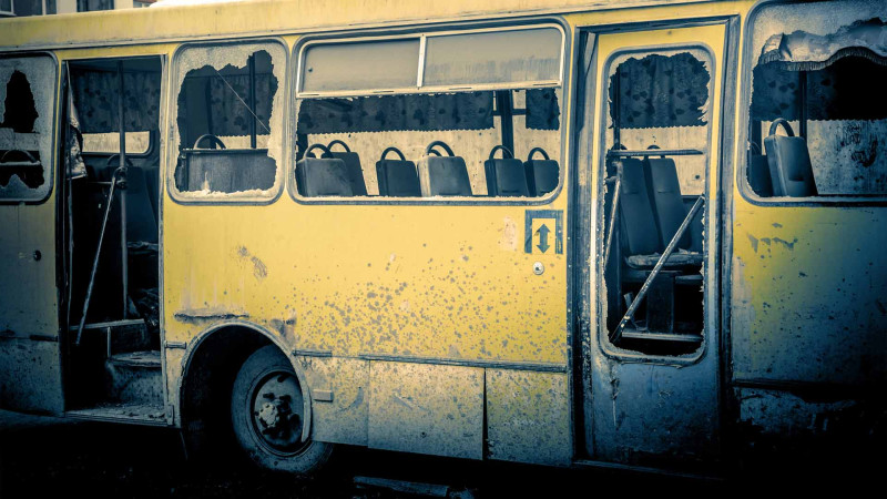 Bakıda iki avtobus toqquşub, xəsarət alan var