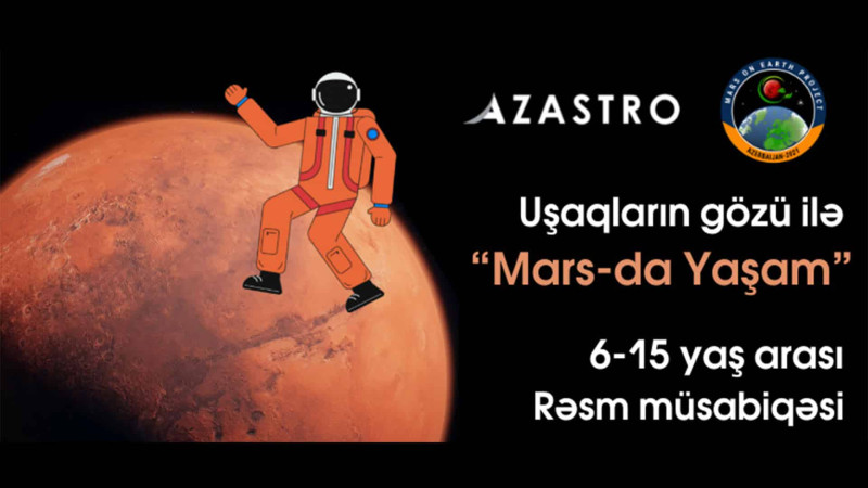 Uşaqların çəkdikləri rəsmlər kosmosa göndəriləcək