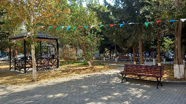 Nəsimi rayonunda həyətin abadlıq-quruculuq işləri bitib