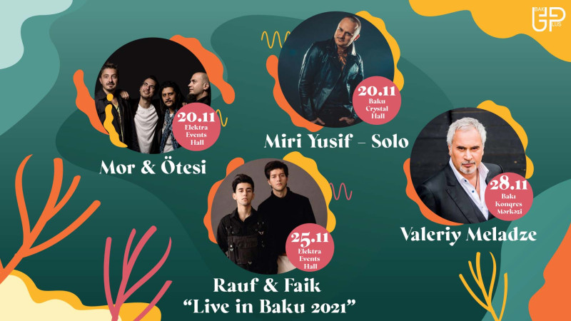Bakı noyabr ayında musiqili qonaqlarını qarşılayacaq