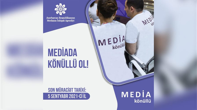 Bakıda “MEDİA könüllüləri” Proqram təşkil olunacaq