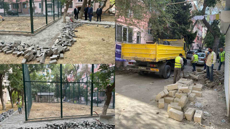 Nəsimi rayondakı məhəllələr abadlaşdırılır