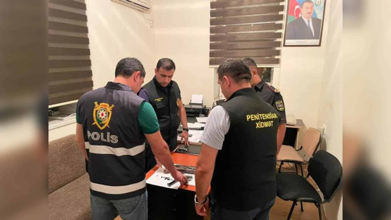 Maştağada məhkumuna məxsus olan torpaq sahəsində silahlar aşkar olunub