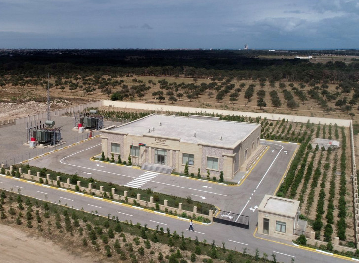 Xəzər rayonunda yeni elektrik yarımstansiyasının açılışı baş tutub