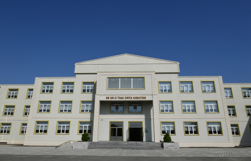 Xəzər: yeni məktəb istifadəyə verilib
