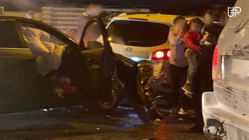 Hava limanına gedən yolda zəncirvari qəza baş verib