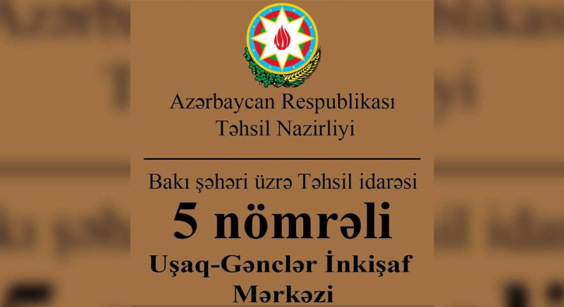 Bakıda təhsil idarəsi yeni layihəyə start verib