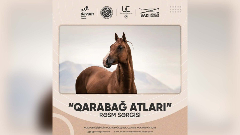 Bakıda Qarabağ atları adlı rəsm sərgisi baş tutacaq