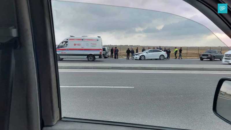 Bakı-Pirallahı yolunda avtoqəza baş verib