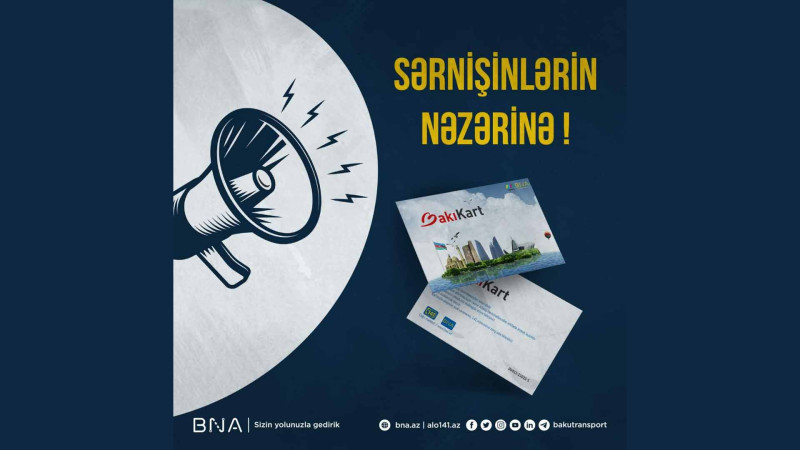 Bakıda daha bir marşrut “BakıKart” sisteminə keçir