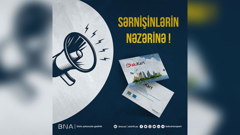 Bakıda daha bir marşrut “BakıKart” sisteminə keçir