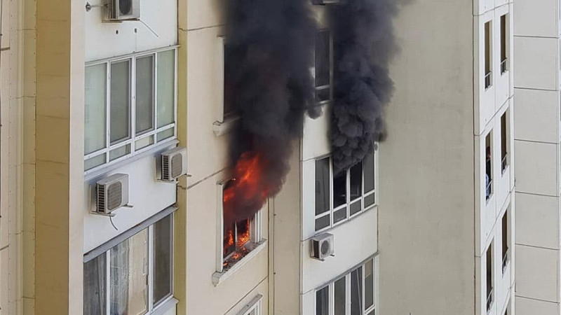 Binəqədi rayonunda yanğın hadisəsi qeydə alınıb