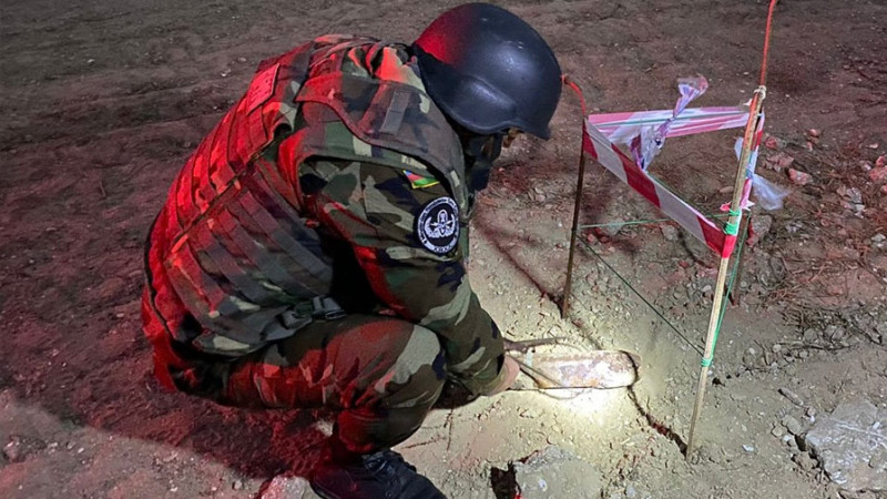 Suraxanı rayonunda mərmi tapılıb