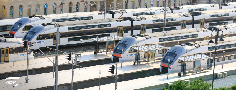 Abşeron dairəvi dəmir yolunda sərnişin qatarlarının cədvəli dəyişib