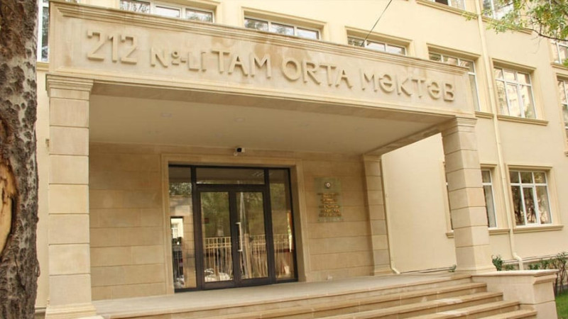 212 saylı tam orta məktəb ənənəvi təhsili dayandırıb