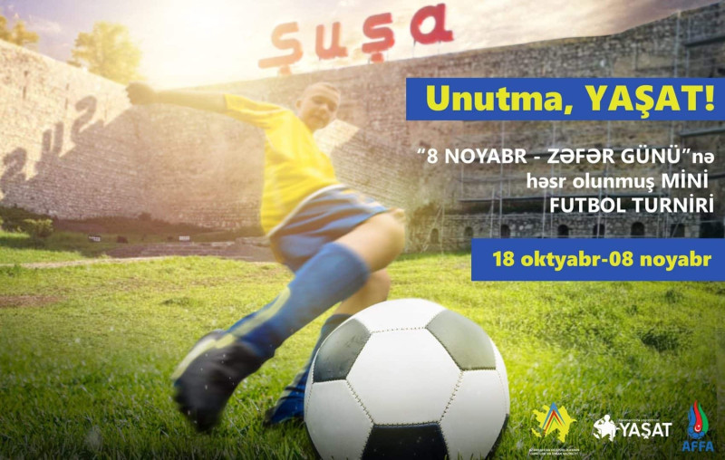 “8 noyabr-Zəfər Günü”nə həsr olunmuş mini-futbol turniri keçiriləcək