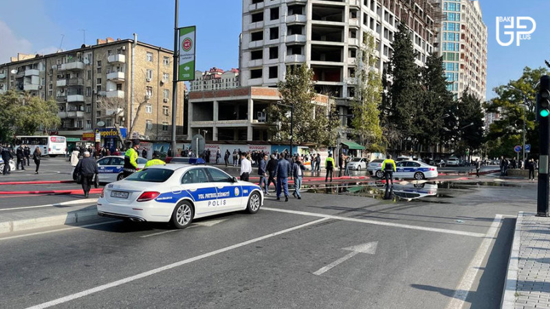 Yanğın baş verən əraziyə gedən marşrut xətlərinin hərəkət sxemi dəyişib