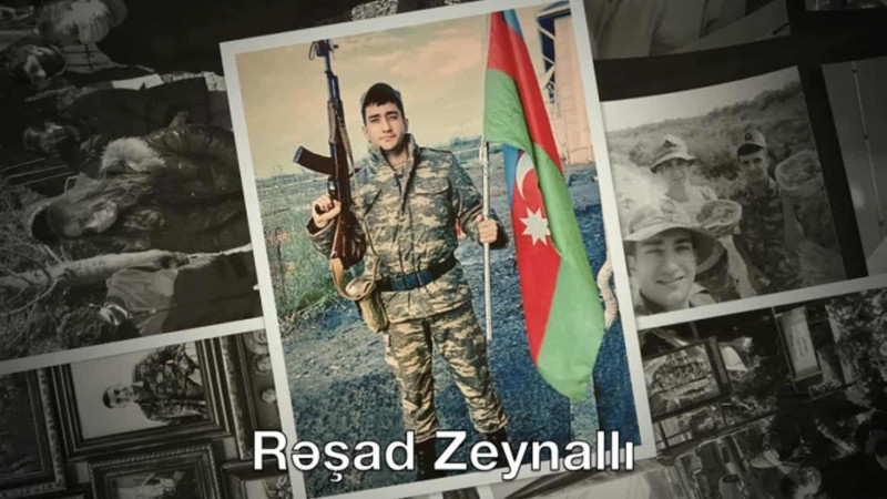 Səbail rayonunda şəhidin adına xatirə lövhəsi açılıb