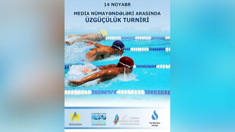 Bakıda media işçiləri arasında üzgüçülük turniri keçiriləcək