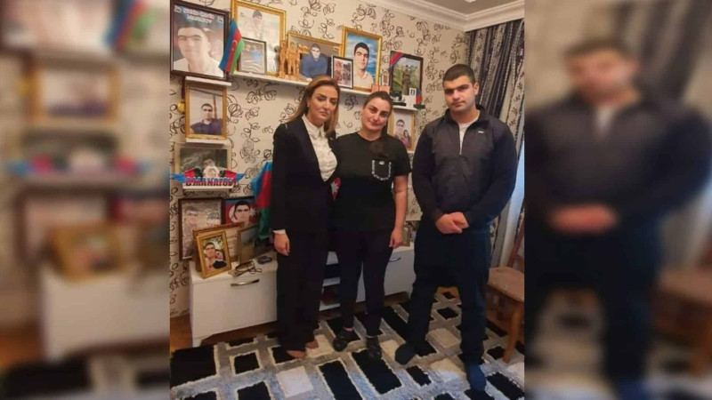 Paytaxtın Nizami rayonunda şəhid ailələri ziyarət olunub