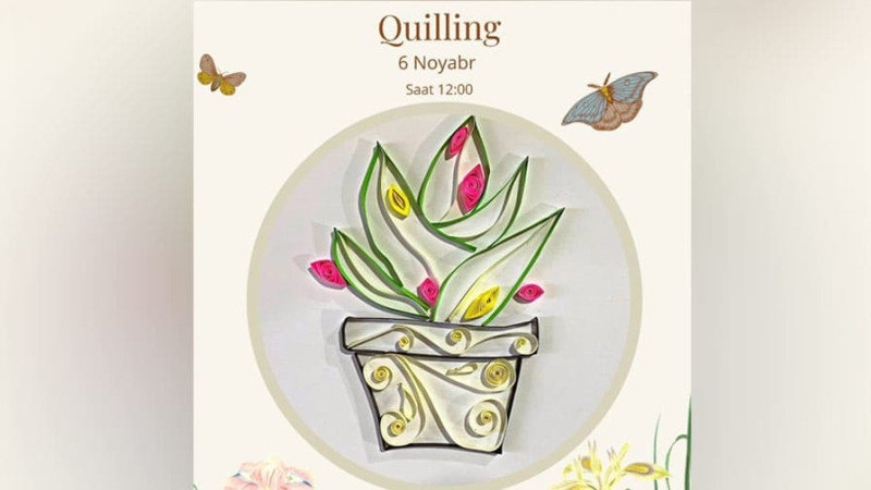Bakıda “Quilling” texnikası üzrə təlim keçiriləcək