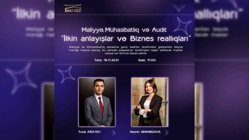 Bakıda maliyyə və mühasibatlıq sahəsində master-klas keçiriləcək