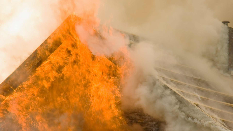 Xəzər rayonunda yanğın hadisəsi baş verib