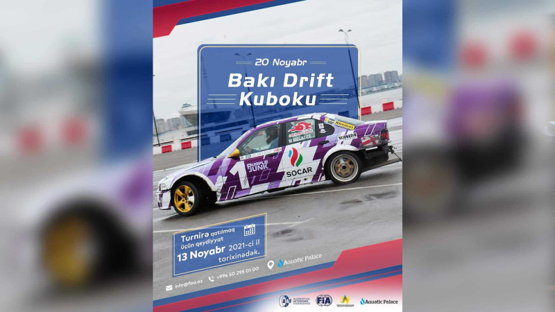 Sürəti sevənlər üçün Bakı Drift kuboku keçiriləcək