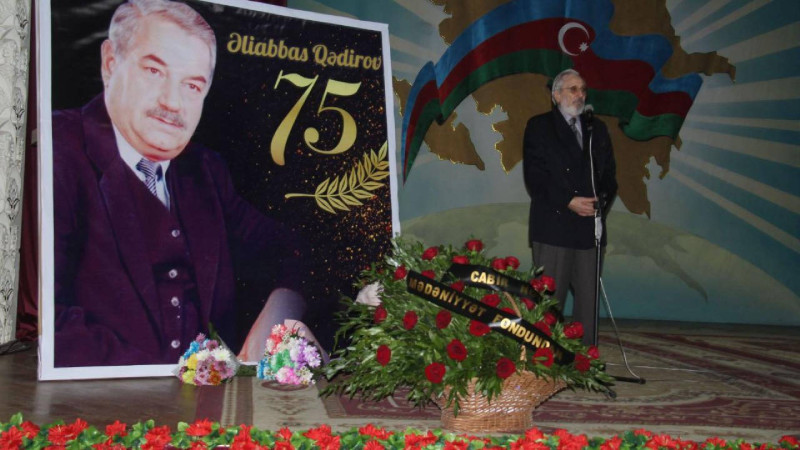 Bakıda Xalq artisti Əliabbas Qədirovun yubileyinə həsr olunmuş gecə keçirilib