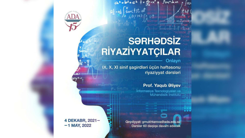 ADA universitetində məktəblilər üçün onlayn dərslər təşkil edir
