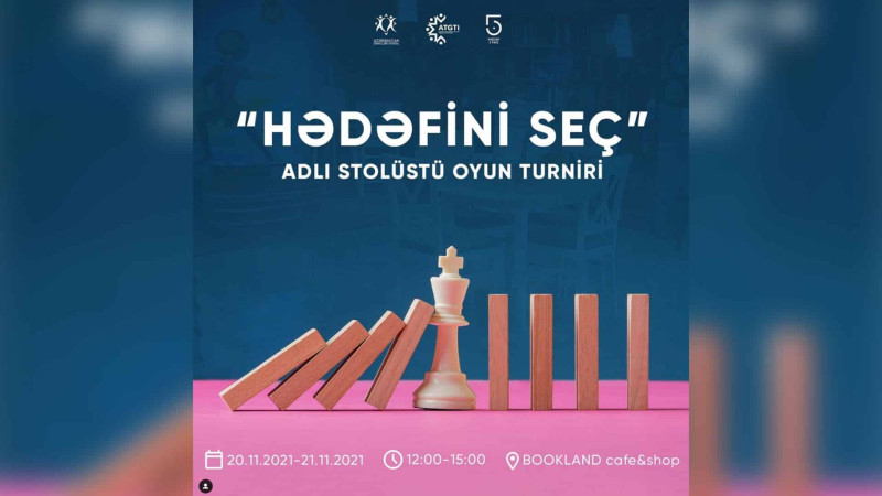 Bakıda “Hədəfini Seç” adlı şahmat turniri keçiriləcək