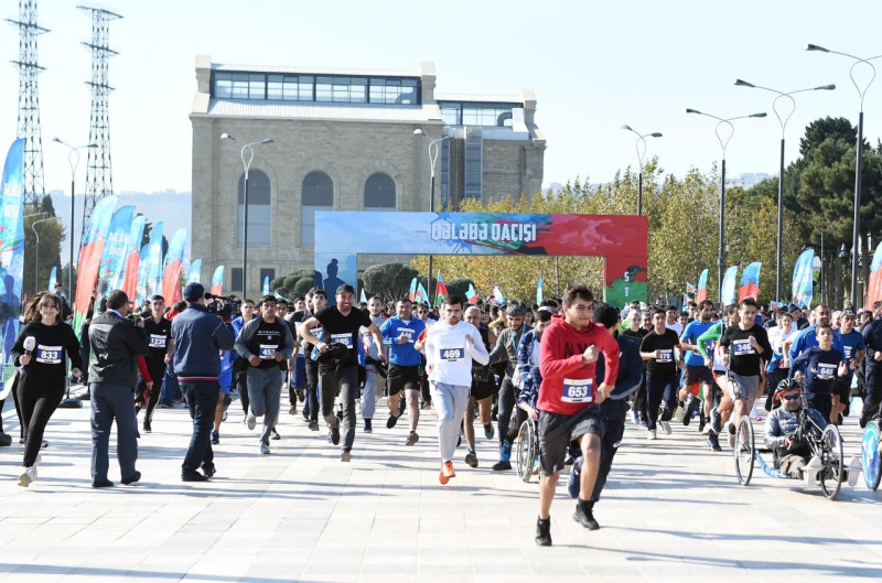 Bakıda Zəfər gününə həsr olunmuş qaçış təşkil olunub