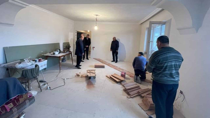 Nəsimi rayonunda şəhidin ailə üzvlərinin mənzili əsaslı təmir olunur