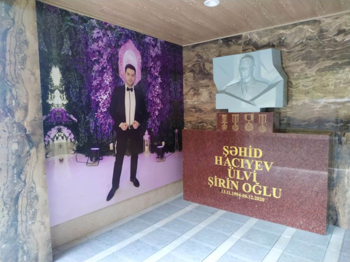 Sabunçu rayonunda şəhidin xatirəsinə tikilmiş bulağın açılışı olub