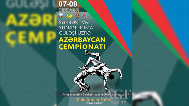 Bakıda sərbəst və yunan-Roma güləşi üzrə Azərbaycan çempionatı keçiriləcək