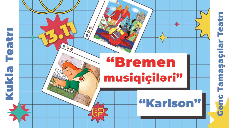 Kukla Teatrı və Gənc Tamaşaçılar Teatrı uşaqlar üçün tamaşa hazırlayıb