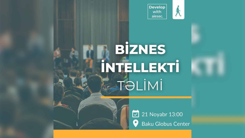 Bakıda “Biznes İntellekti” adlı təlim həyata keçiriləcək