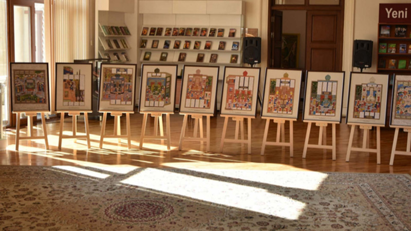 Bakıda Nizami Gəncəvinin əsərlərinə çəkilmiş miniatürlərdən ibarət sərgi start götürüb