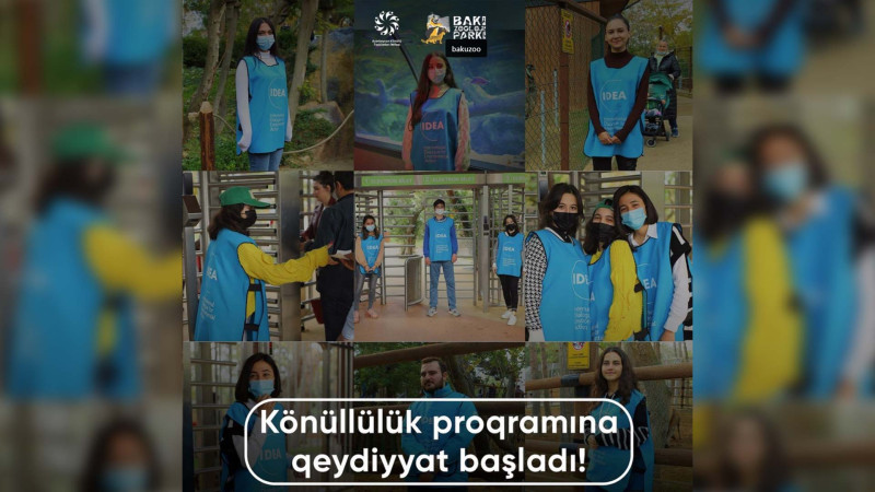 Bakı Zooloji Parkında könüllülük proqramına qeydiyyat başlayıb