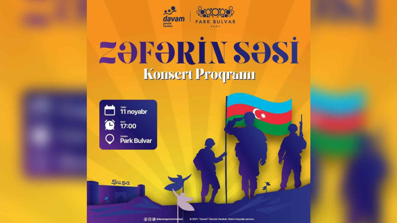 Bakıda Zəfərin səsi adlı konsert keçiriləcək