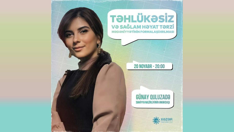 Bakıda “Sağlam həyat tərzi” mövzusunda təlim keçiriləcək