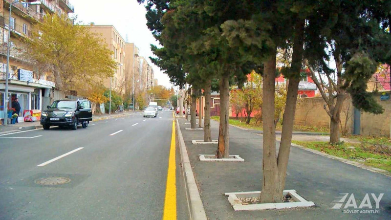Sabunçu rayonunda təmir olunmuş yol istifadəyə verilib