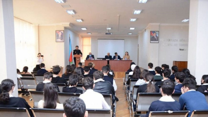 Xətai rayonunun ümumtəhsil məktəblərində narkomaniyaya aid tədbir keçirilib