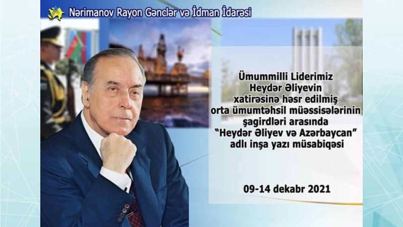 Bakıda “Heydər Əliyev və Azərbaycan” adlı inşa müsabiqəsi təşkil olunub