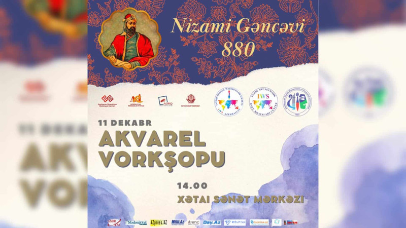 Bakı Xətai Sənət Mərkəzi “Akvarel workshop” müsahibəsini elan edir