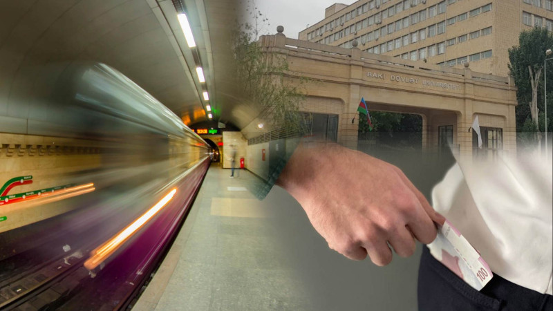 Metroda ölən müəllimin cibindən pul oğurlanıb