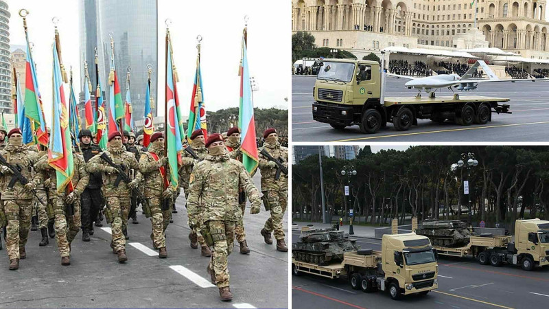 Zəfər paradından bir il ötür