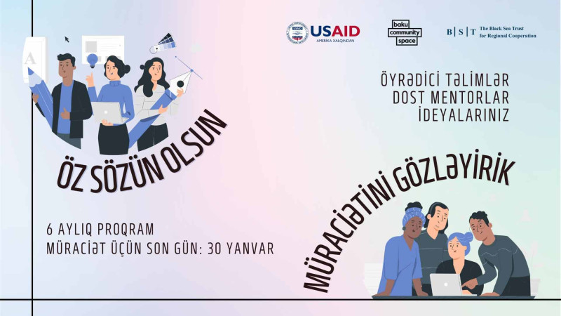 Bakıda yaşayan gənclər üçün təlim proqramı təşkil olunacaq