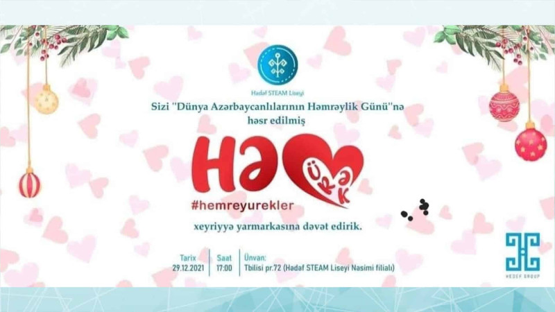 Bakıda “HəmÜrək” adlı xeyriyyə yarmarkası keçiriləcək